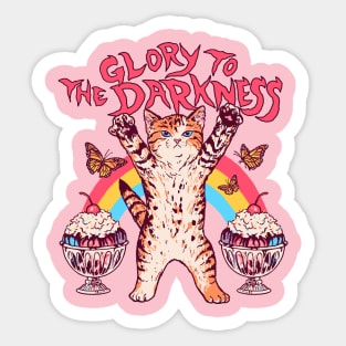 Glory To The Darkness Sticker